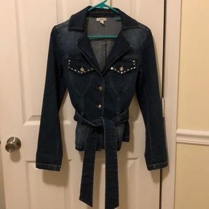 Cache denim jacket. Size 6.